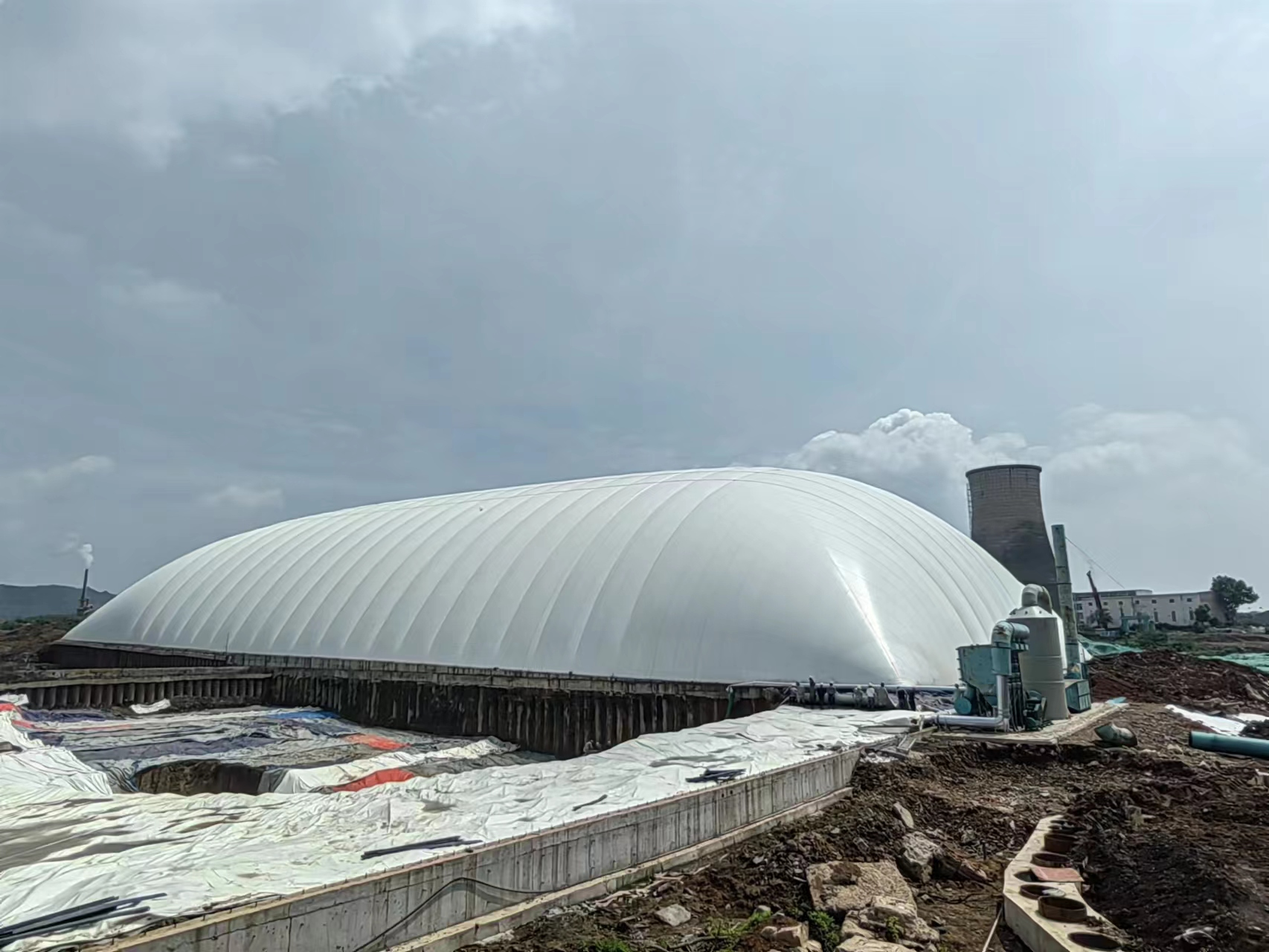 基坑氣膜配套方案